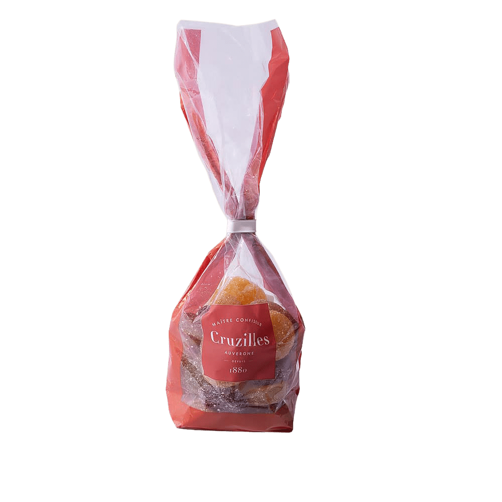 sachet de pates de fruits forme pastilles cruzilles