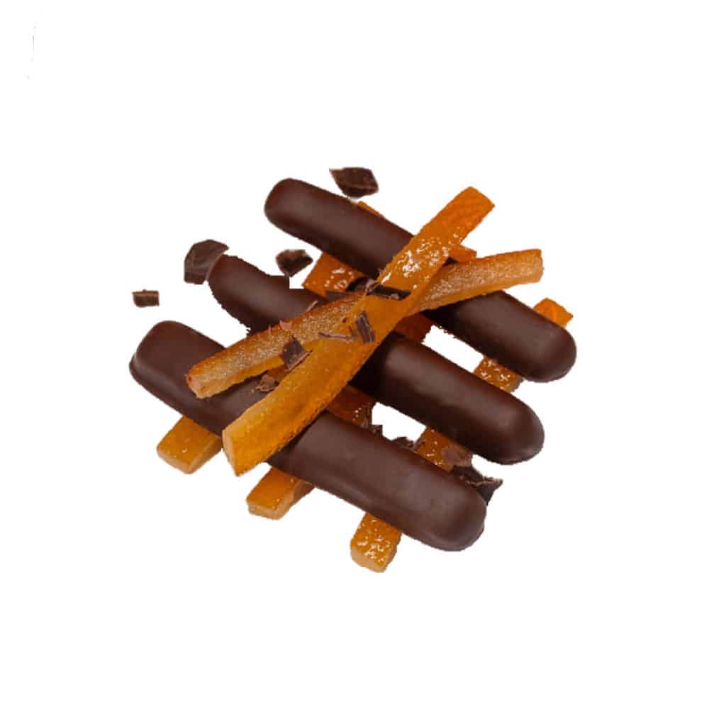 orangettes au chocolat | ballotin kraft recyclable