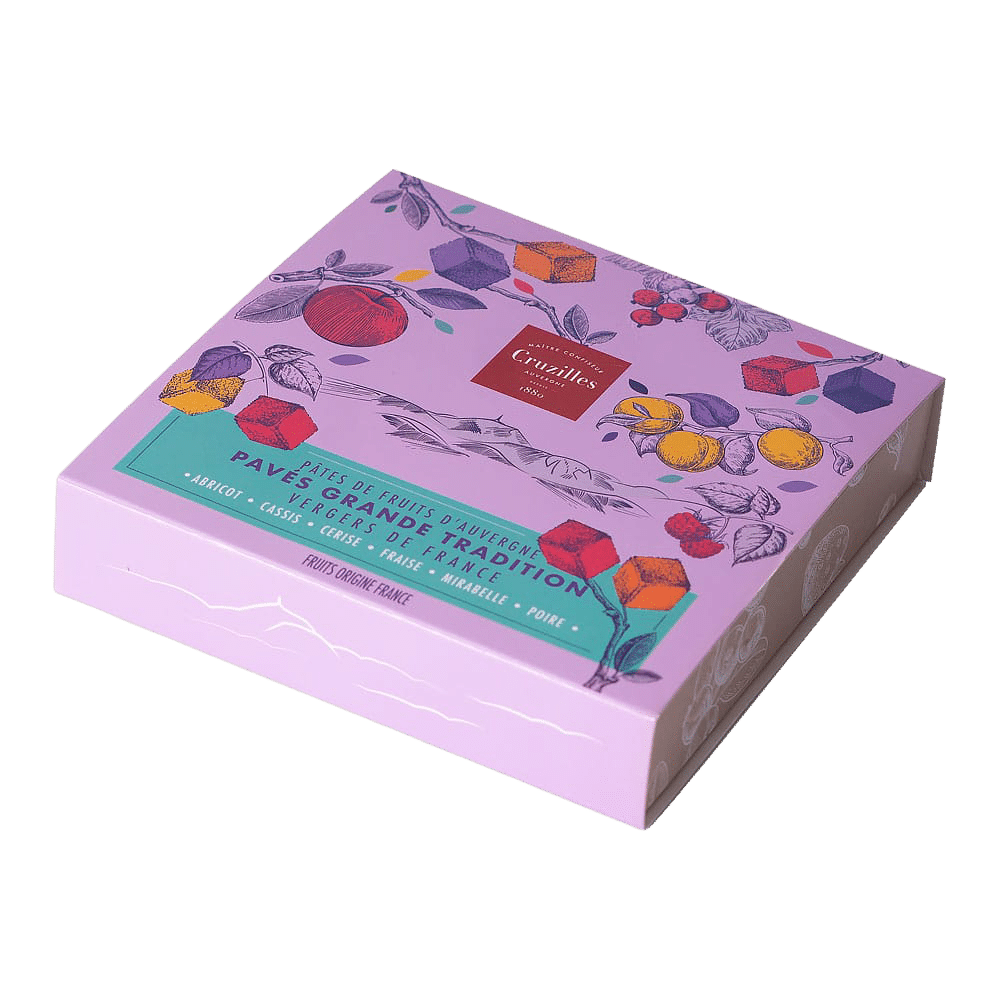 boite cadeau fermee pates de fruits paves grande tradition vergers france cruzilles