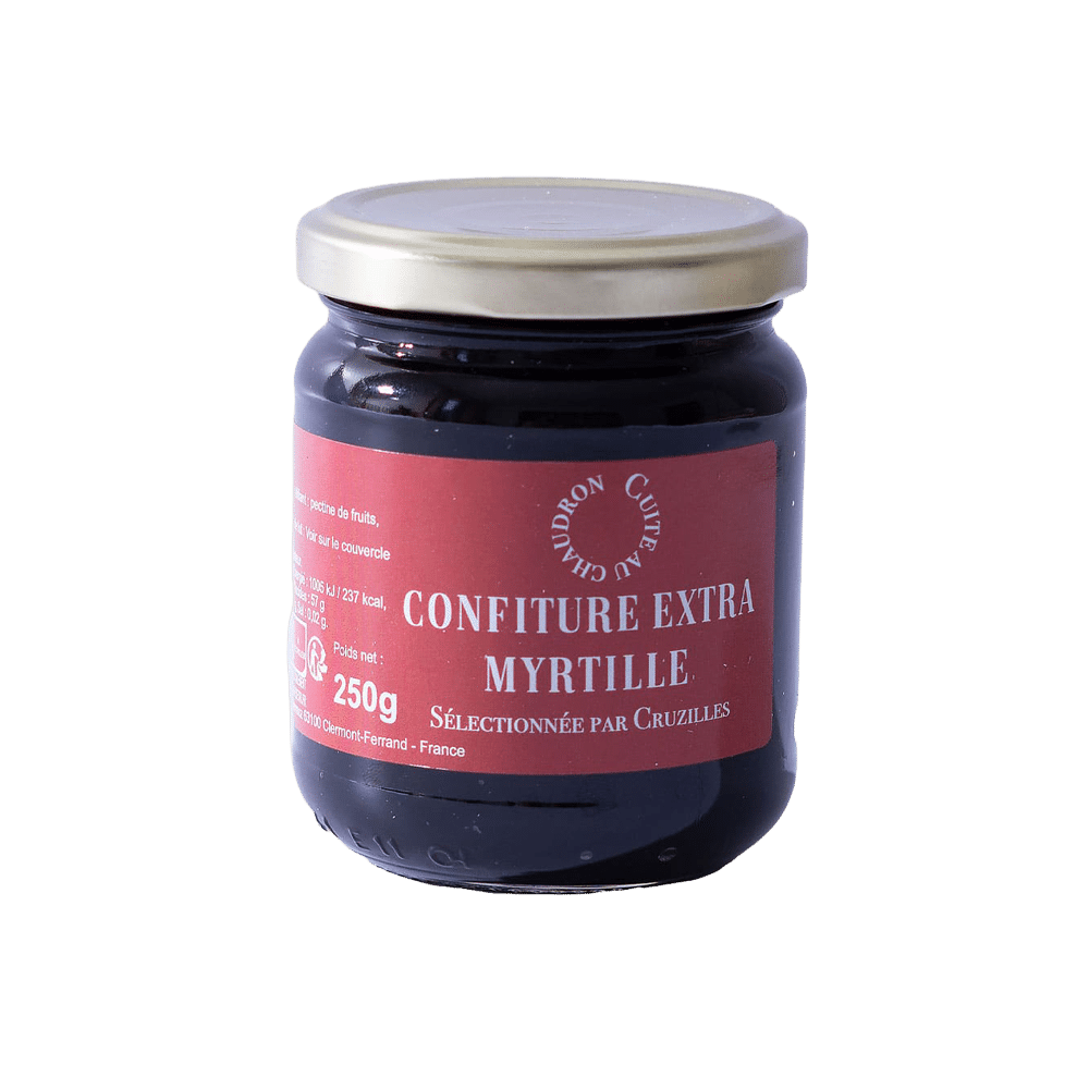 pot confiture extra myrtille cruzilles
