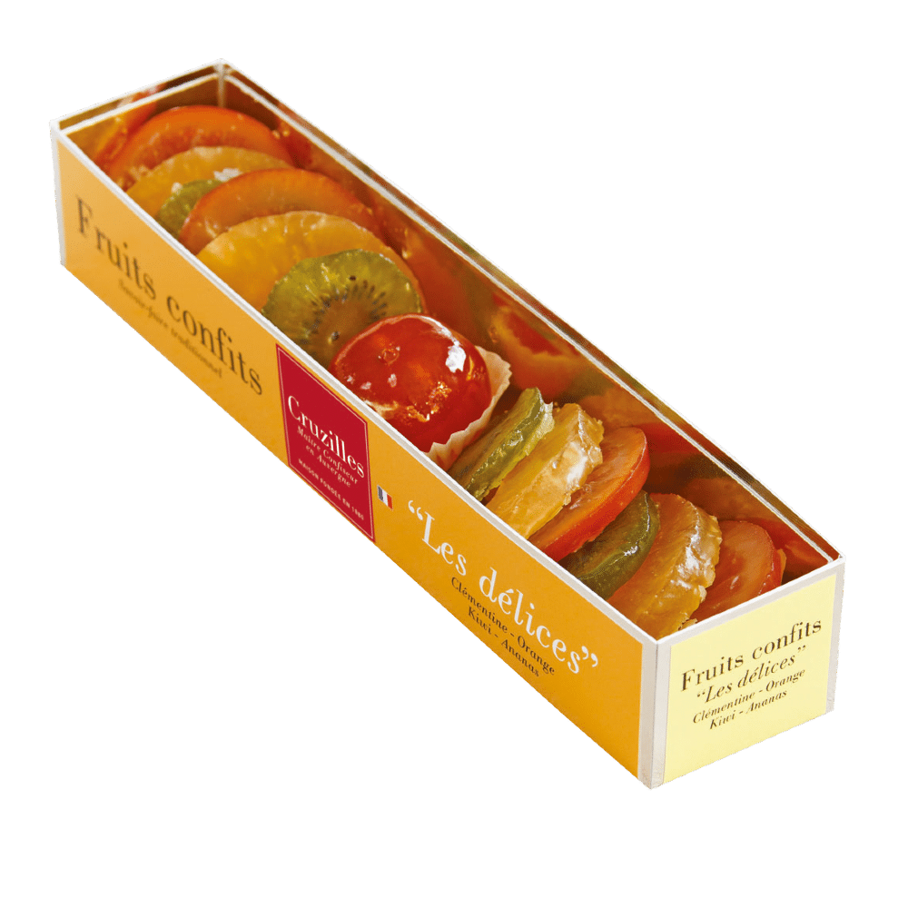 reglette fruits confits delices cruzilles
