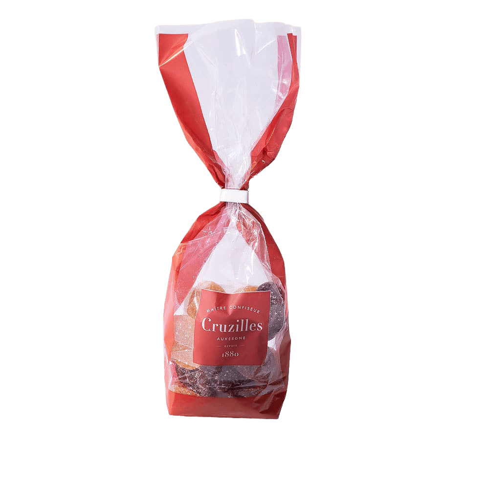 sachet de pates de fruits forme fruits cruzilles