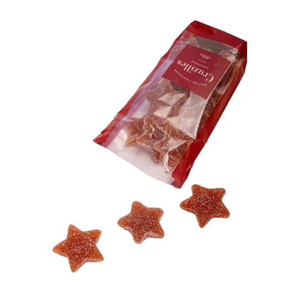 sachet pates fruits forme etoiles fraise