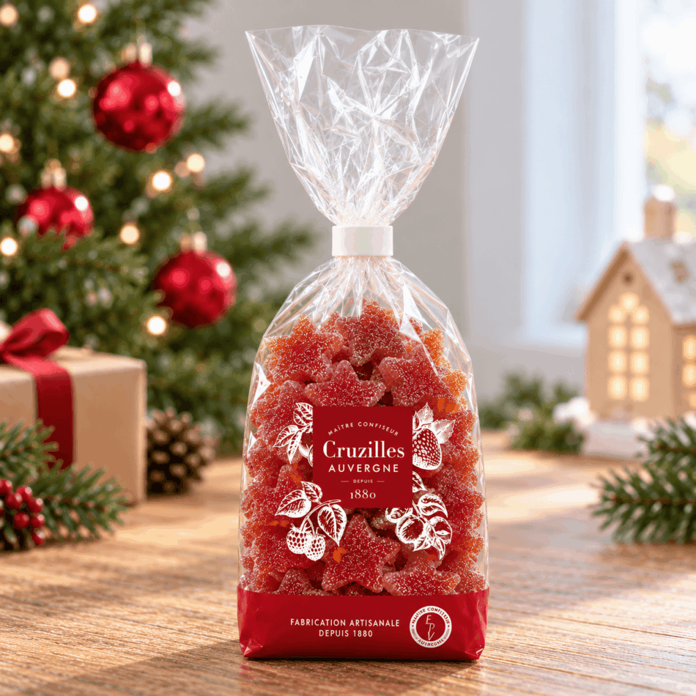 Christmas Strawberry Fruit Paste Packet