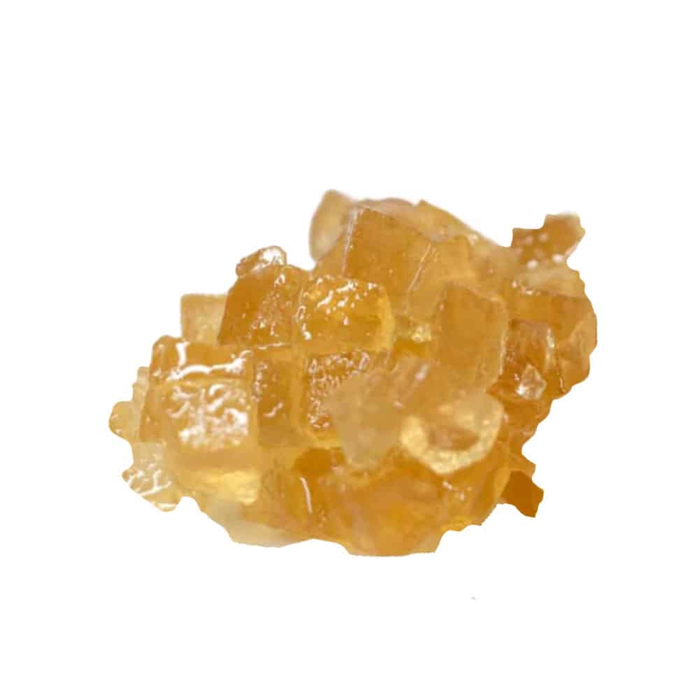 cubes de poires confites égouttées