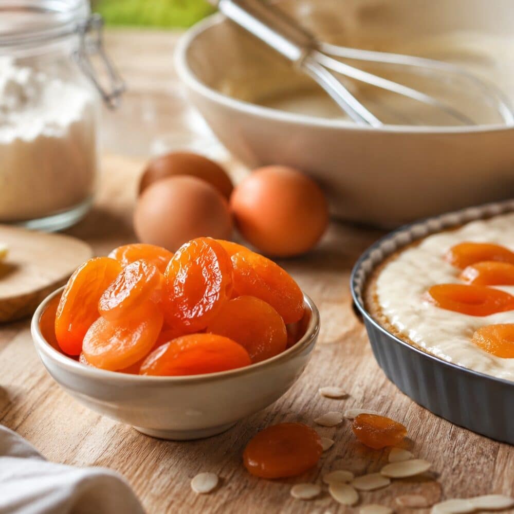 oreillons abricots confits egouttes